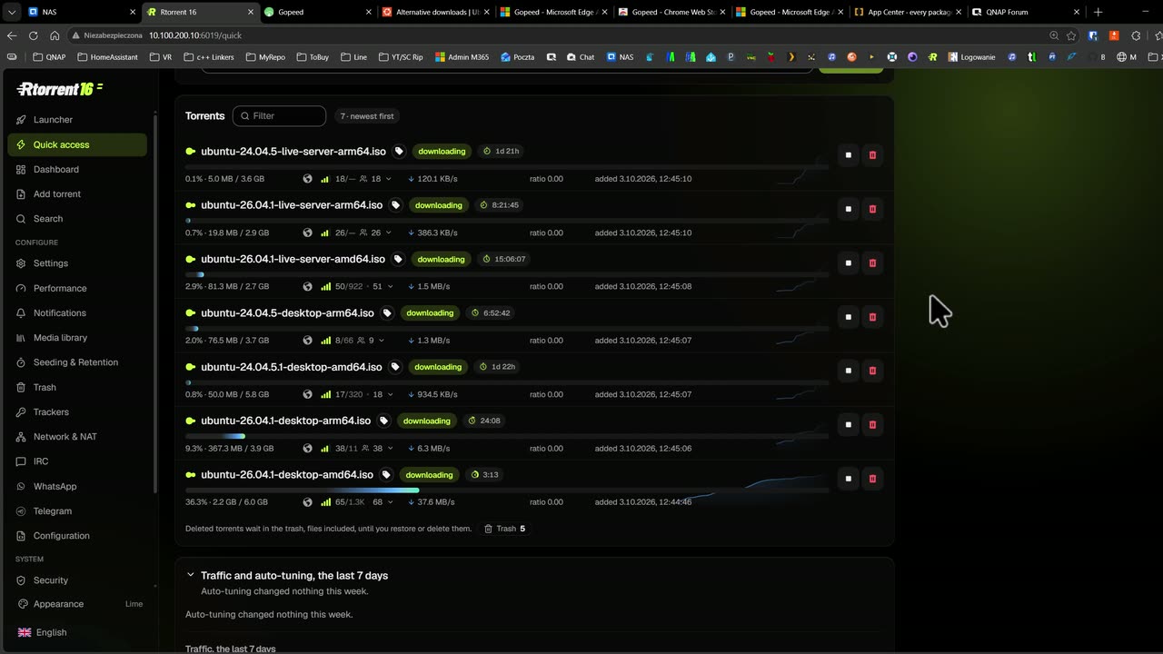 Rtorrent 16 Quick access downloading the torrents that the browser extension sent through Gopeed